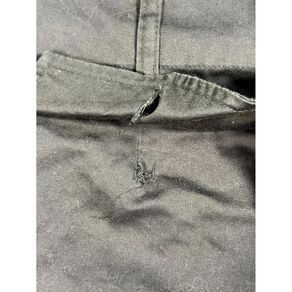 The Limited Drew Fit Cargo Shorts Women 12 Blue Cotton Stretch Flat Front Travel